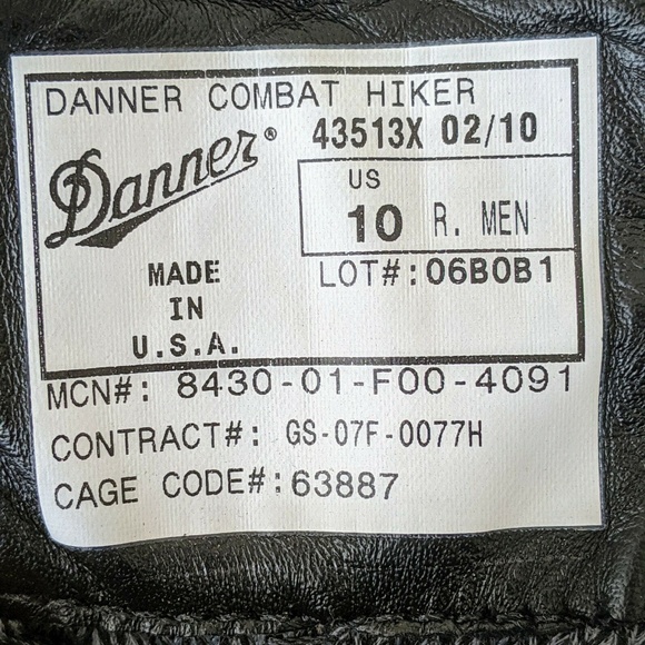 Danner Combat Hiker Waterproof Hiking Boot - Picture 8 of 8